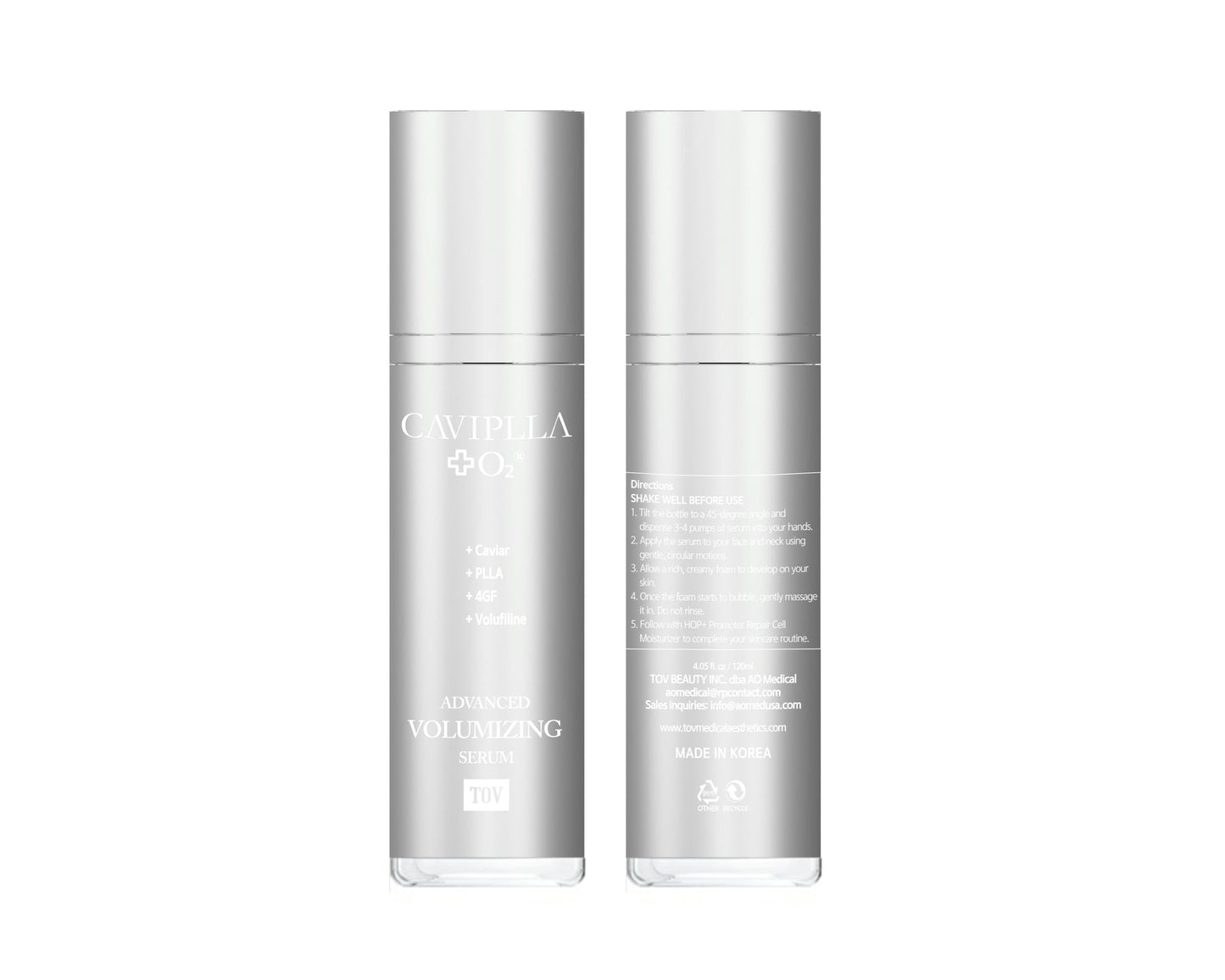 TOV House of PLLA HOP+ CAVIPLLA+O2 Advanced Volumizing Serum 120 ml