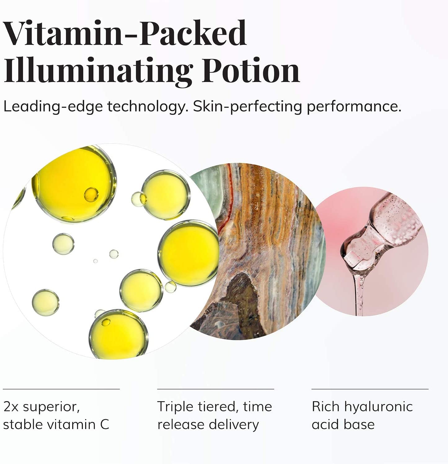 Le Mieux Vita-C Serum 1.0 oz - Concentrated Vitamin C & Glutathione Antioxidant Facial Serum - European Beauty by B