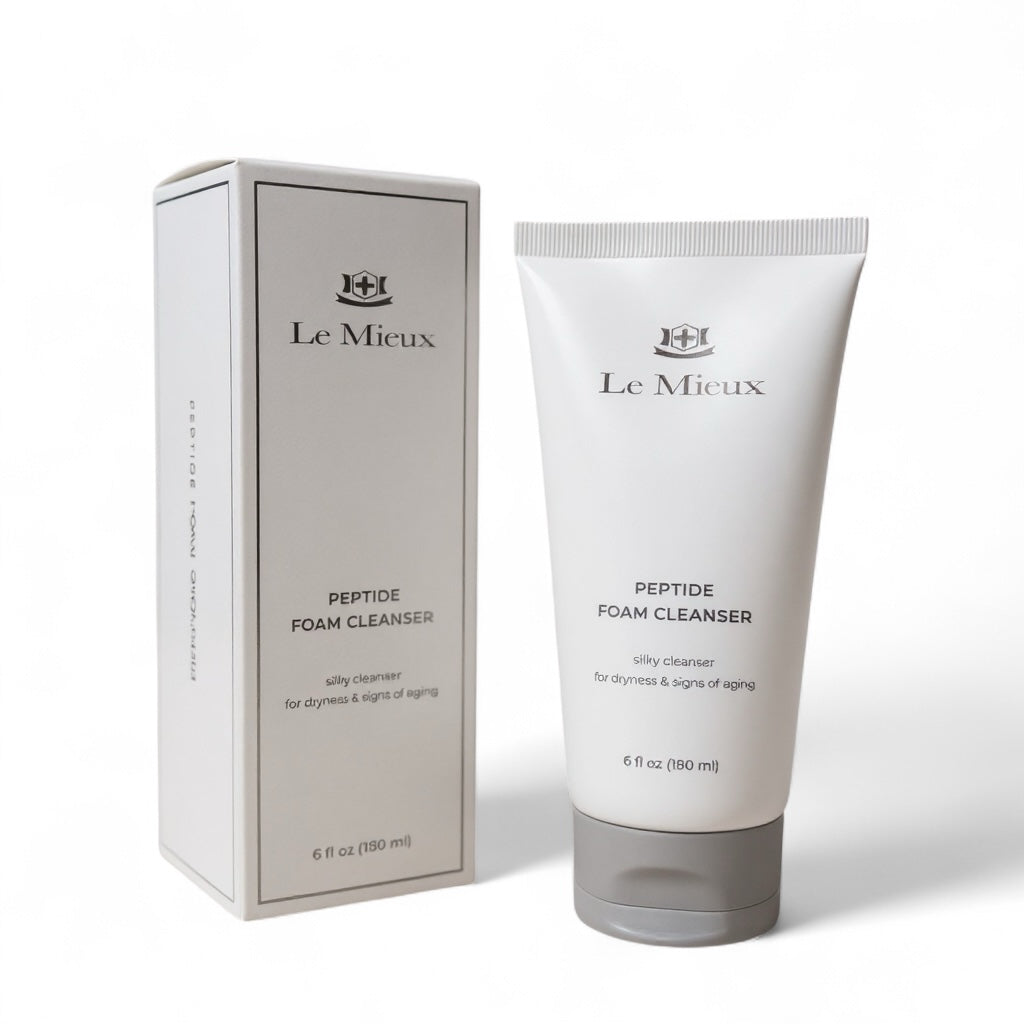 Le Mieux Anti-Aging Facial Wash Peptide Foam Cleanser 6oz