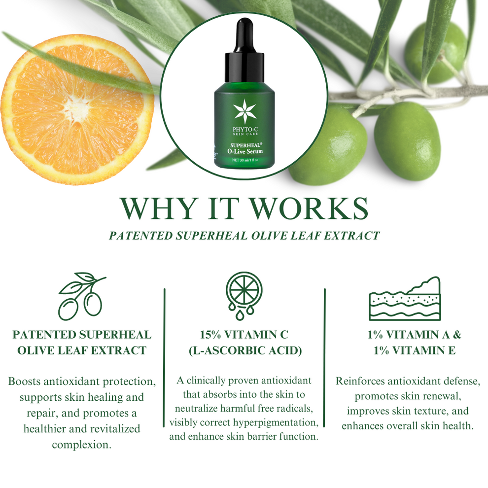Phyto-C Skin Care Superheal™ O-Live Serum 30ml