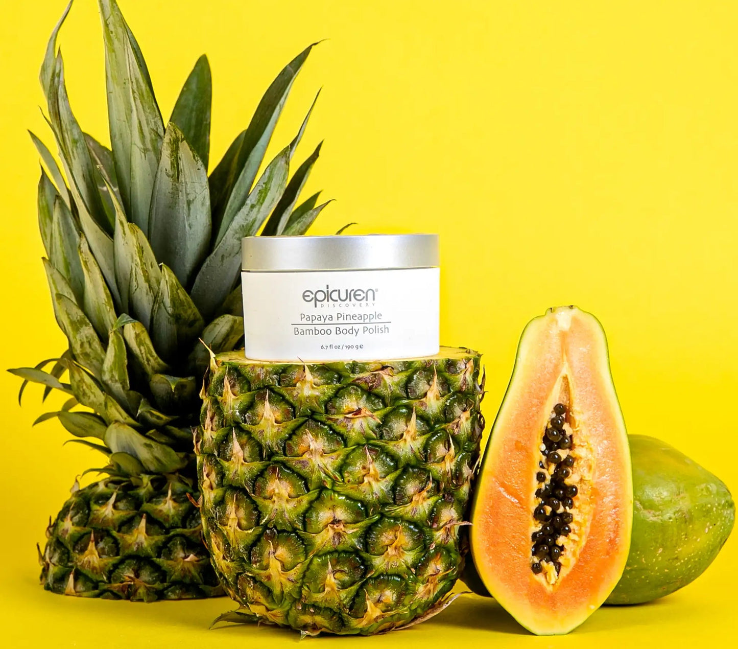 Epicuren Discovery Papaya Pineapple Bamboo Body Polish, 6.7 Fl Oz