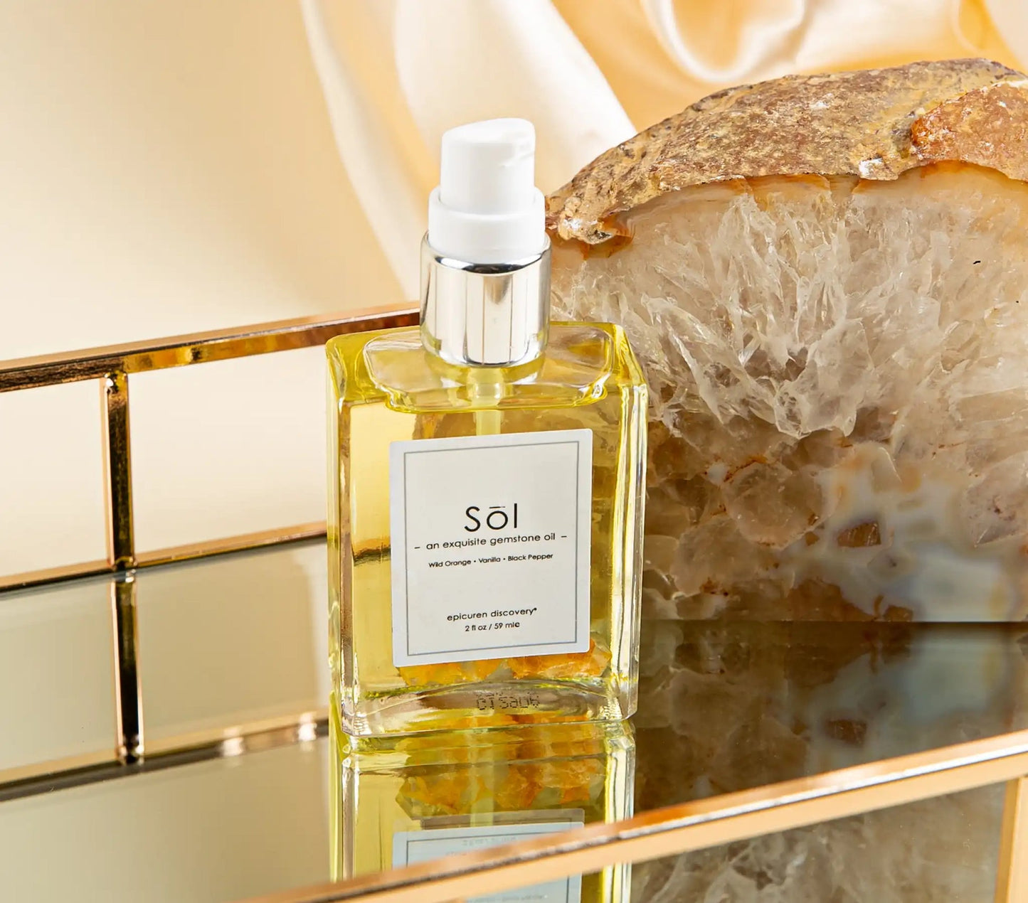 Epicuren Discovery Sol Exquisite Gemstone Oil 2oz