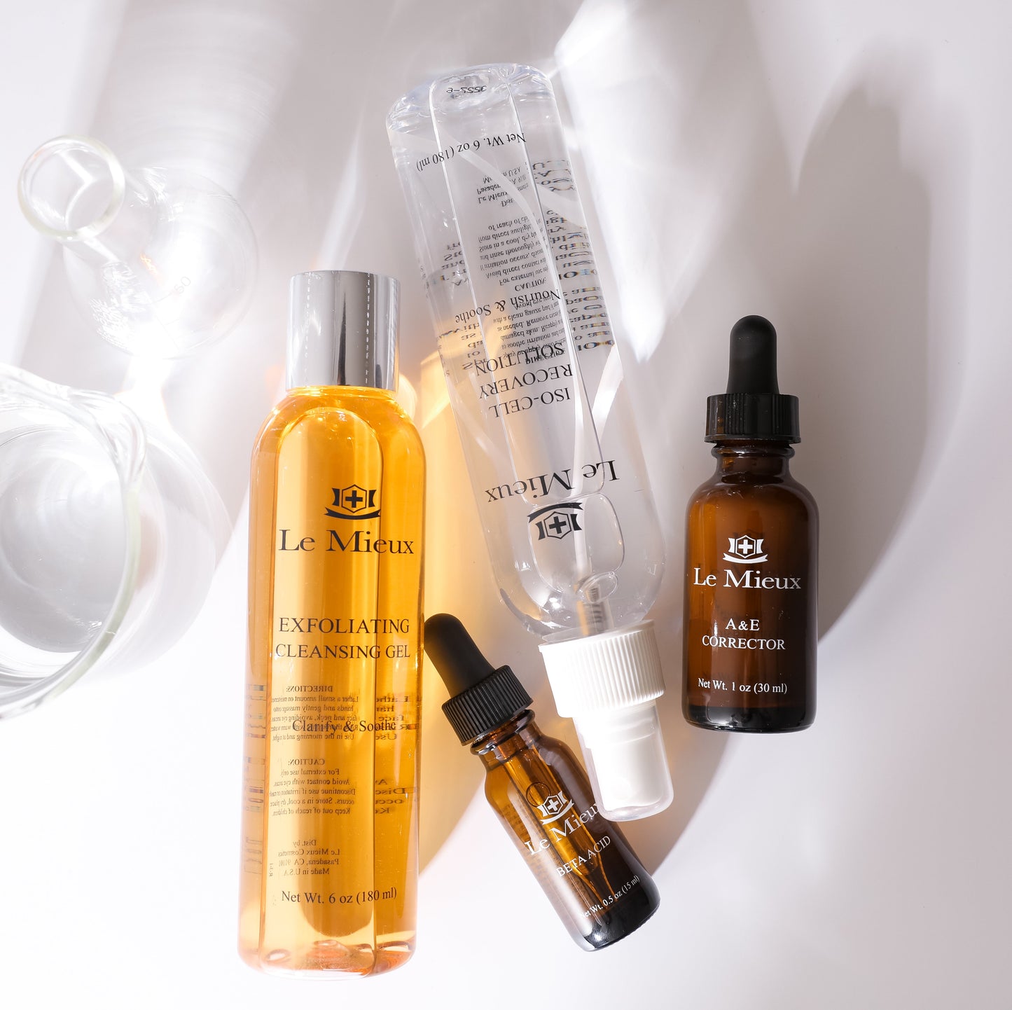 Le Mieux 4-Step Acne Rehab Clear Skin Solutions 4pc Set