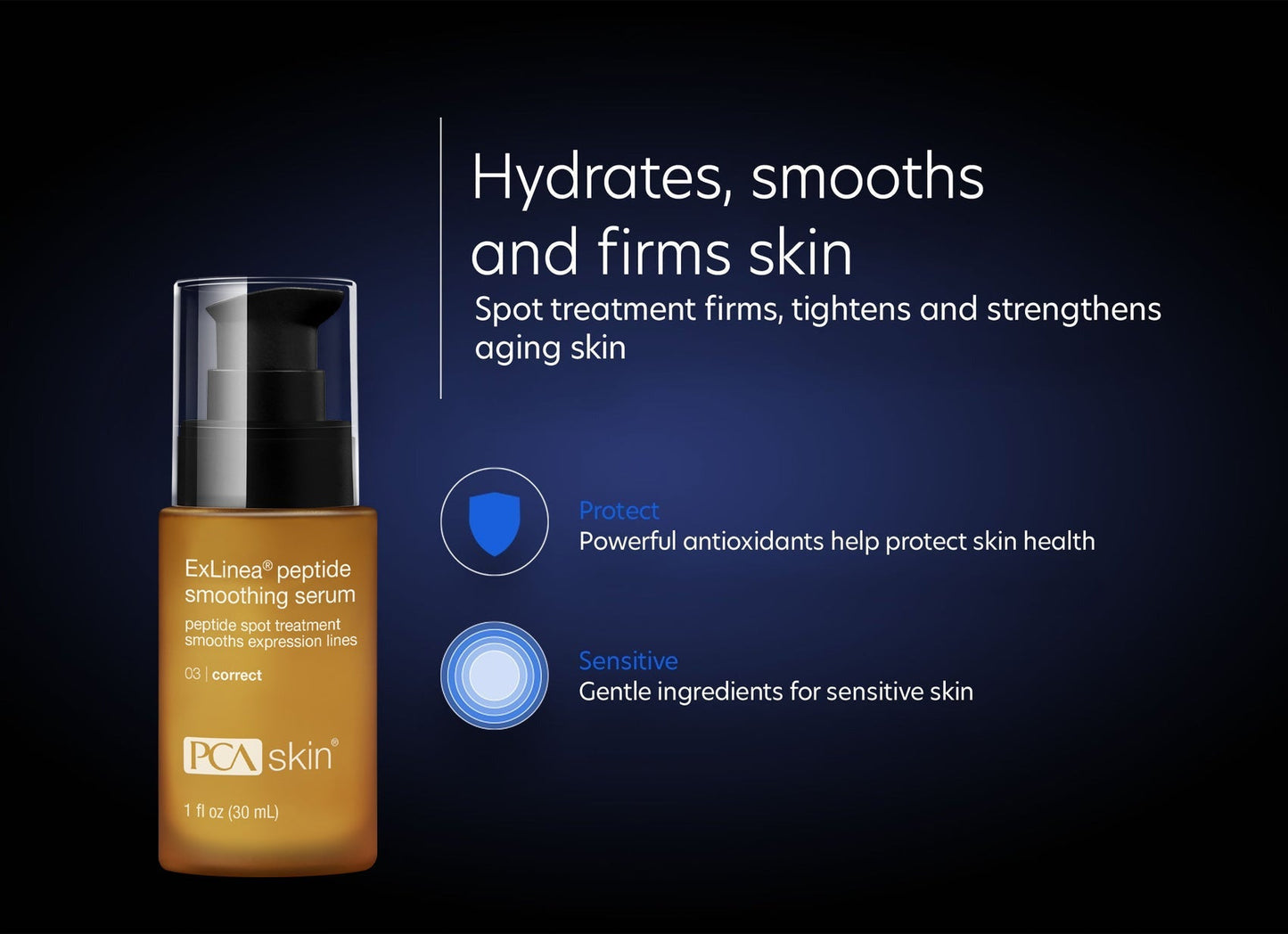 PCA Skin ExLinea Peptide Smoothing Serum 1 fl oz