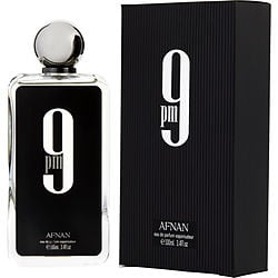 9 Pm By Afnan Eau De Parfum 3.4 Oz Men Black Edition