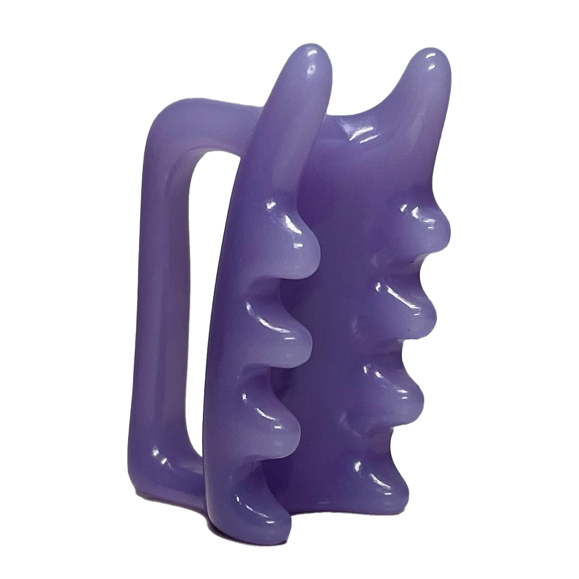 Fascia Facial and Body Massage Tool Chin G-Types Massager Purple