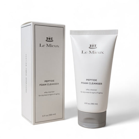 Le Mieux Anti-Aging Facial Wash Peptide Foam Cleanser 6oz