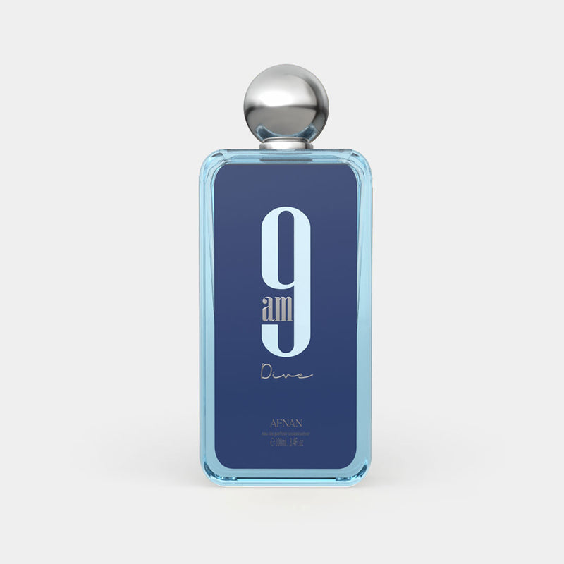 9 Am Dive By Afnan Eau De Parfum 3.4 Oz Unisex Blue Edition