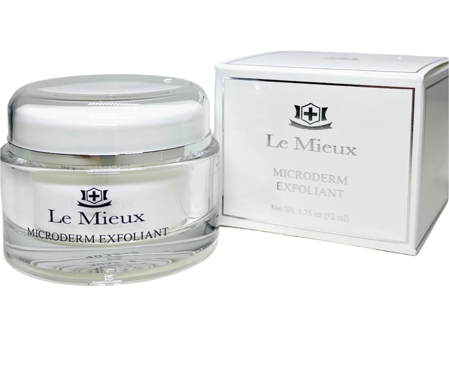 Le Mieux Microderm Exfoliant - Radiance Boosting Microdermabrasion Scrub for Face & Neck 1.75 oz