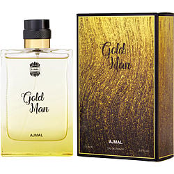 Gold Man By Ajmal Eau De Parfum 3.4 Oz Men