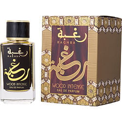 Raghba Wood Intense By Lattafa Eau De Parfum 3.4 Oz Unisex